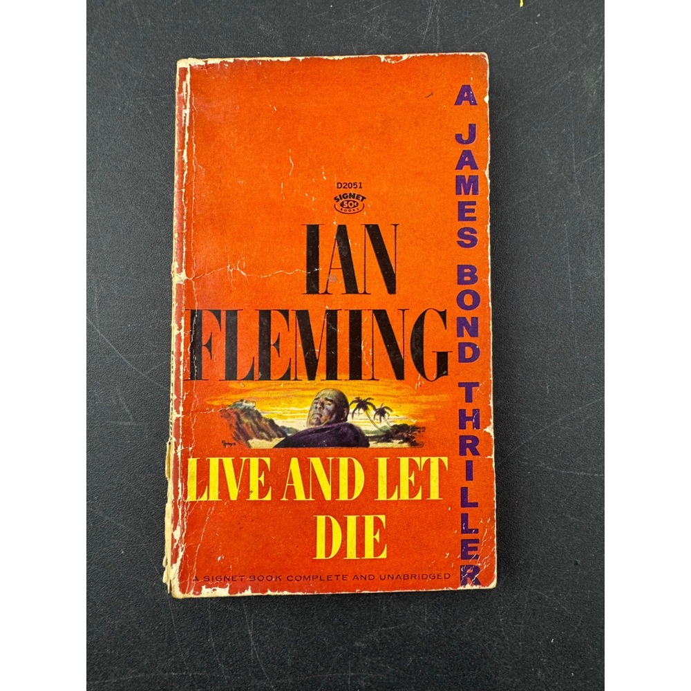 Ian Fleming Live and Let Die 1962 Signet Books James Bond Thriller‎ Paperback